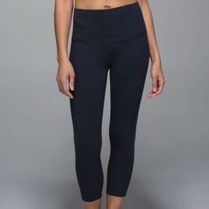 Lululemon Wunder Under Crop Cotton (Roll Down)
